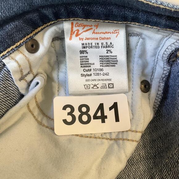 Citizens Of Humanity Women Jeans 27 Blue Denim 29" Inseam Low Rise Boot Cut - Picture 2 of 11